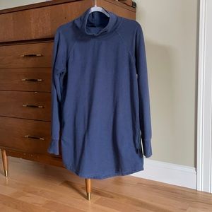 Patagonia Blue Tunic Sweatshirt Top